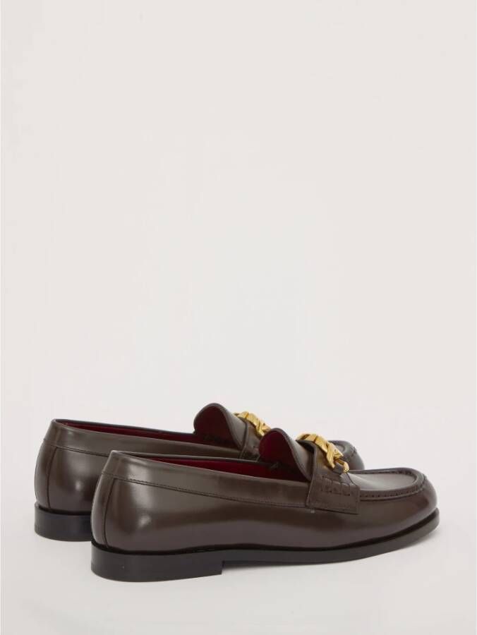 Valentino Garavani Heren Schoenen Loafer Bruin Aw22 Brown Heren