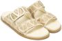 Valentino Garavani Iconographe Platte Sandalen Ivory Beige Dames - Thumbnail 8