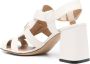 Valentino Garavani Ivoor Gespband Hoge Hak Sandalen Beige Dames - Thumbnail 2