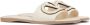 Valentino Garavani Ivoor Sandalen VLogo Signature Slip-On Stijl Beige Dames - Thumbnail 2