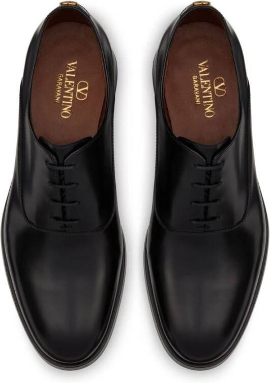 Valentino Garavani Klassieke Derby Schoenen Black Heren