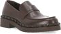 Valentino Garavani Klassieke Leren Loafer Schoen Brown Heren - Thumbnail 2