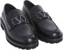 Valentino Garavani Klassieke Leren Loafers Black Heren - Thumbnail 2