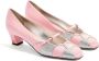 Valentino Garavani Kristal Gesp Roze Hakken Pink Dames - Thumbnail 5