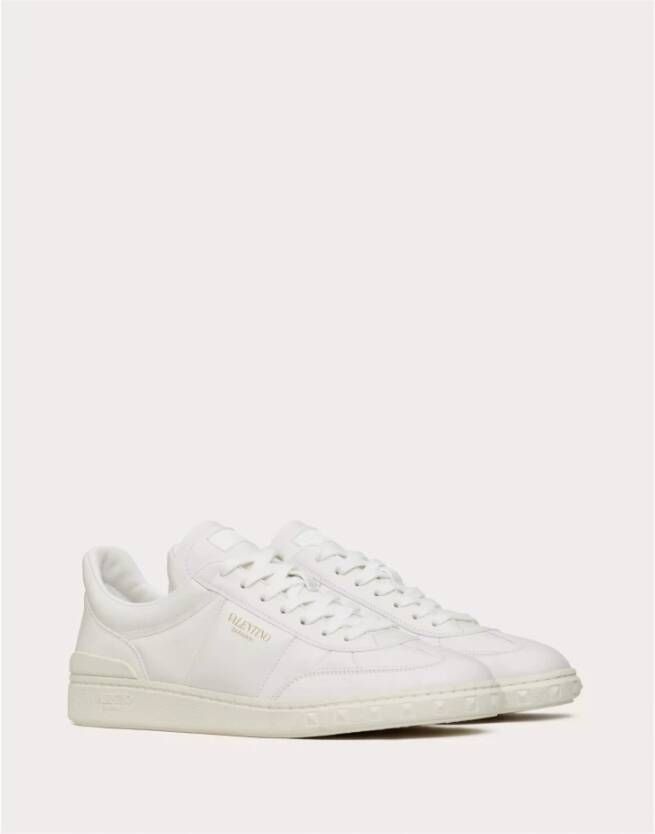 Valentino Garavani Lage Leren Sneaker Upvillage White Heren