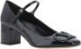 Valentino Garavani Lakleren Mary Jane Pumps met Chunky Hak White Dames - Thumbnail 2