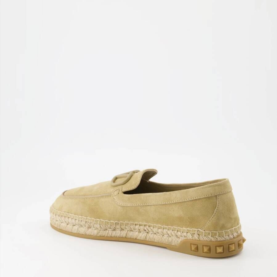 Valentino Garavani Leisure Flows Slip-On Espadrilles Beige Heren