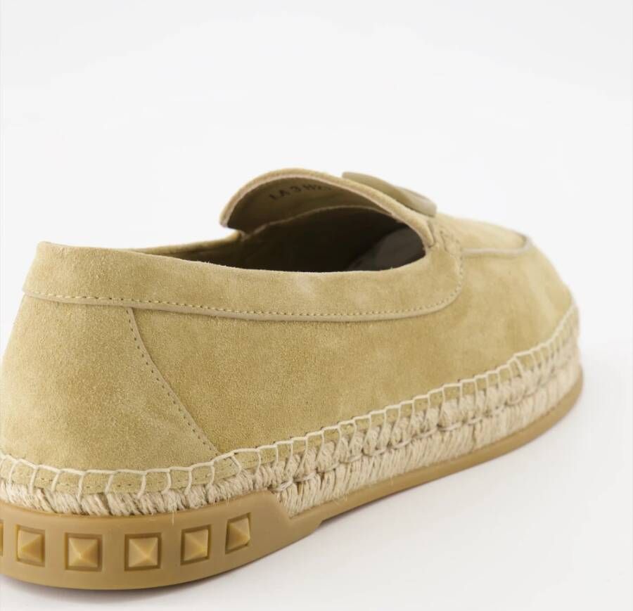 Valentino Garavani Leisure Flows Slip-On Espadrilles Beige Heren