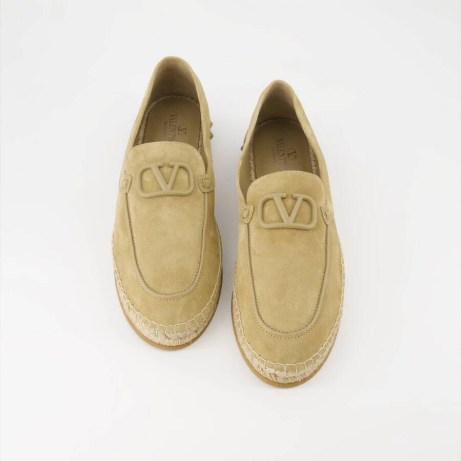 Valentino Garavani Leisure Flows Slip-On Espadrilles Beige Heren