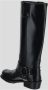 Valentino Garavani Leren Biker Boot Black Dames - Thumbnail 3