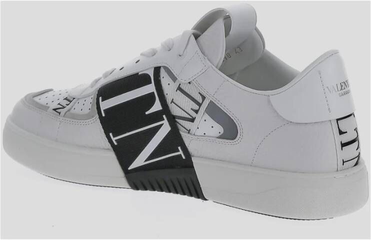 Valentino Garavani Leren lage sneakers White Heren