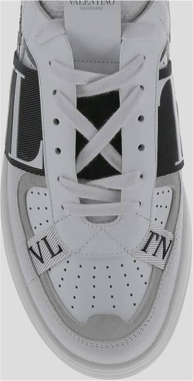 Valentino Garavani Leren lage sneakers White Heren