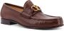 Valentino Garavani Leren Loafer met VLogo Handtekening Detail Brown Heren - Thumbnail 2