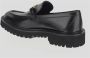 Valentino Garavani Leren Logo Loafer Schoen Black Dames - Thumbnail 2