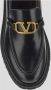 Valentino Garavani Leren Logo Loafer Schoen Black Dames - Thumbnail 3