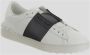 Valentino Garavani Leren Open Sneaker White Heren - Thumbnail 1