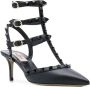 Valentino Garavani Rockstud Pumps in glad leer Black Dames - Thumbnail 3