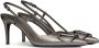 Valentino Garavani Metallic Grijze Slingback Hakken Gray Dames - Thumbnail 5