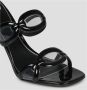 Valentino Garavani Sandalen met kettingband en transparante hak Zwart Dames - Thumbnail 3