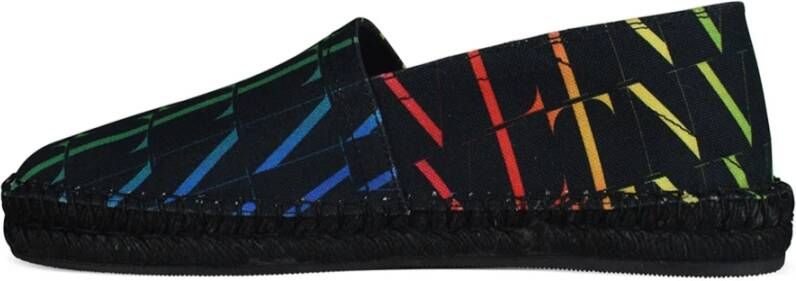 Valentino Garavani Multicolor Vlnt Espadrillas Black Heren