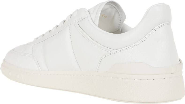 Valentino Garavani Nappa Leren Lage Top Sneaker White Heren