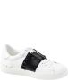 Valentino Garavani Witte Leren Sneakers met Studs White Dames - Thumbnail 2