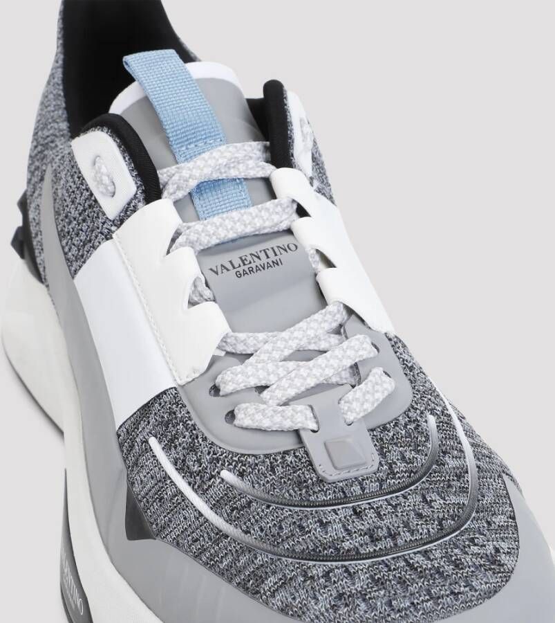 Valentino Garavani Pastel Grey Melange Sneaker Gray Heren