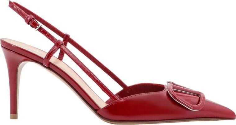 Valentino Garavani Patentleren Slingback met VLogo Signature Red Dames