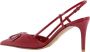 Valentino Garavani Patentleren Slingback met VLogo Signature Red Dames - Thumbnail 4