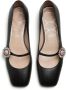 Valentino Garavani Platte Ballerina Schoenen Black Dames - Thumbnail 5