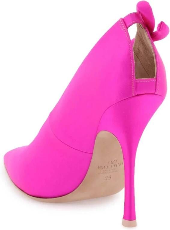 Valentino Garavani Roze Zijden Pumps 'Nite out' Model Pink Dames