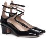 Valentino Garavani Elegante Katoenmix Hoge Hak Pumps Black Dames - Thumbnail 2