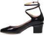 Valentino Garavani Elegante Katoenmix Hoge Hak Pumps Black Dames - Thumbnail 4