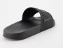 Valentino Garavani Reliëf Logo Rubber Sliders Black Heren - Thumbnail 4