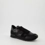 Valentino Garavani Rockrunner Baskets Zwarte Leren Sneakers Black Heren - Thumbnail 2