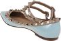 Valentino Garavani Rockstud Ballerina Schoenen in Aqua Blue Dames - Thumbnail 3