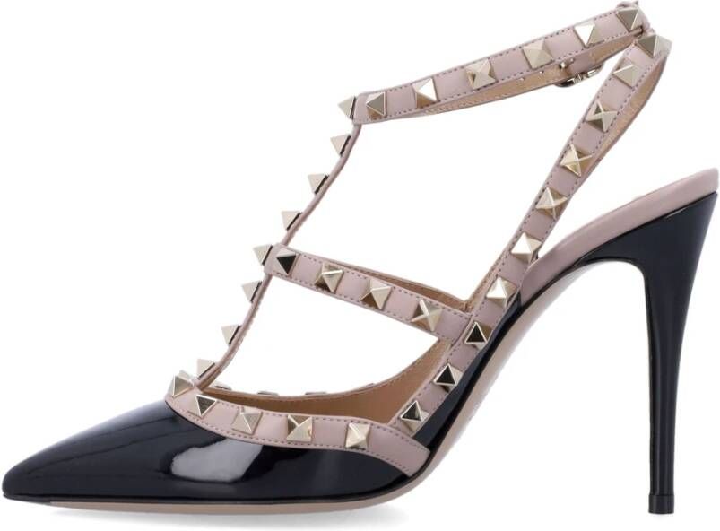 Valentino Garavani Rockstud Caged Enkelband Pomp Black Dames