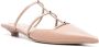 Valentino Garavani Rockstud Caged Kitten Heel Flats Pink Dames - Thumbnail 2