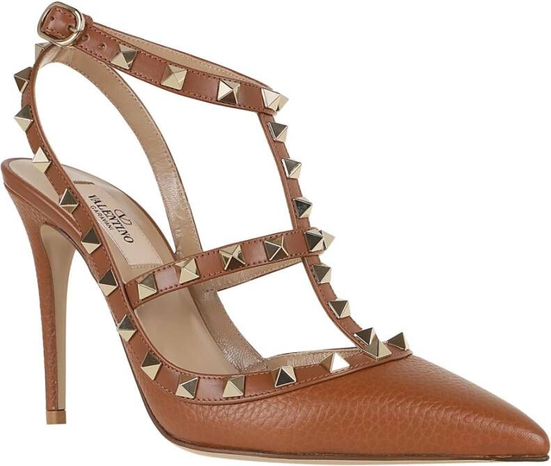 Valentino Garavani Rockstud Décolleté Schoenen Brown Dames