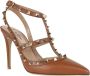 Valentino Garavani Rockstud Décolleté Schoenen Brown Dames - Thumbnail 2