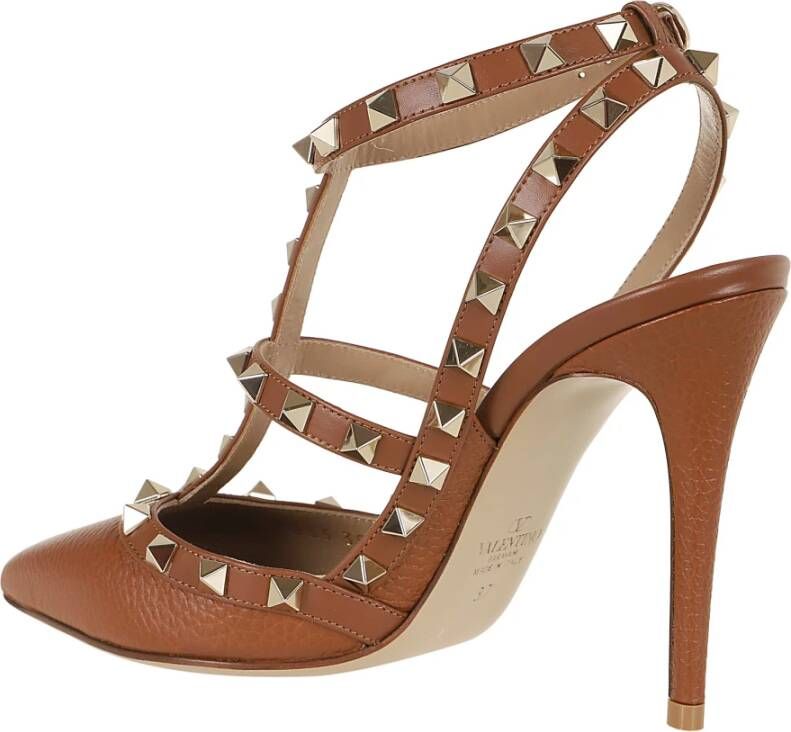 Valentino Garavani Rockstud Décolleté Schoenen Brown Dames