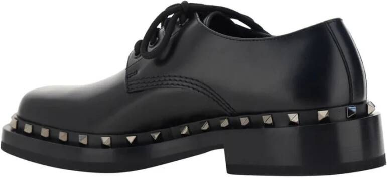 Valentino Garavani Rockstud Derby Schoenen Black Heren