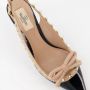 Valentino Garavani Zwarte Patentleren Rockstud Slingback Hakken Black Dames - Thumbnail 9