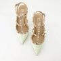 Valentino Garavani Rockstud Pumps met Puntige Neus Green Dames - Thumbnail 6