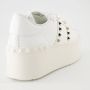 Valentino Garavani Rockstud Flatform Sneakers Wit Leer White Dames - Thumbnail 5