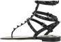 Valentino Garavani Zwarte Rockstud Sandalen Ss22 Black Dames - Thumbnail 3