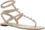 Valentino Garavani Rockstud Flip-Flop Sandalen Vrouwen Leer Pink Dames - Thumbnail 5