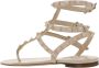 Valentino Garavani Rockstud Flip-Flop Sandalen Vrouwen Leer Pink Dames - Thumbnail 6