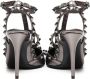 Valentino Garavani Rockstud Gelamineerde leren hakken Antrachite Gray Dames - Thumbnail 3