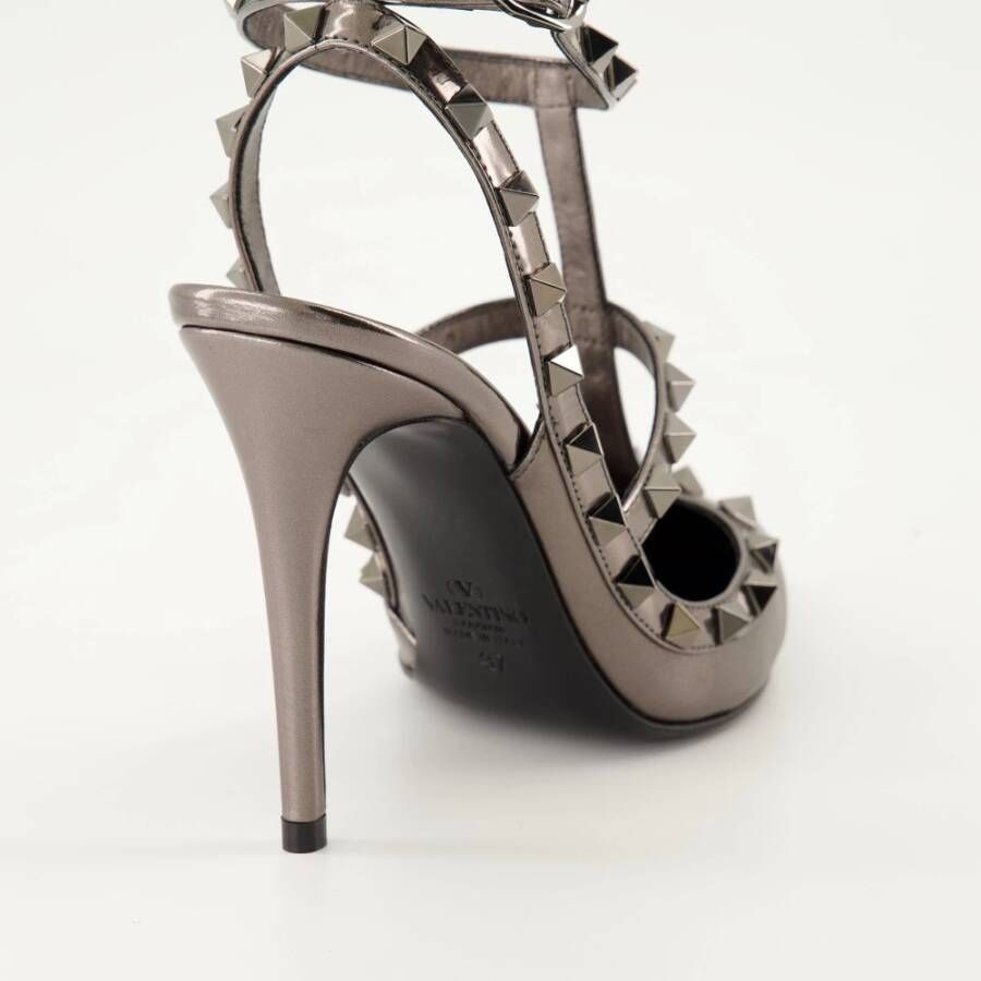 Valentino Garavani Rockstud Hakken Herfst-Winter 2024 Vrouwen Gray Dames